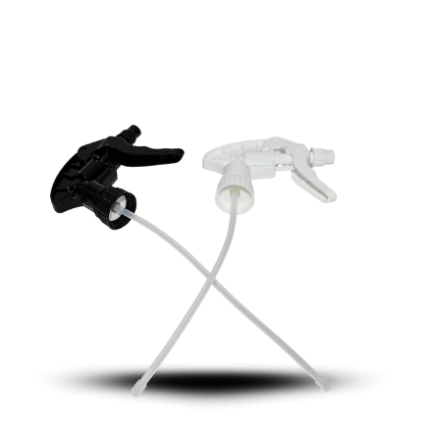 Atomizador Pulverizador con Gatillo – Blanco o Negro, Boquilla Regulable