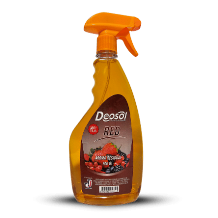 Desodorante Ambiental Deosol Red 500 ml – Aroma Frutal Residual en Spray