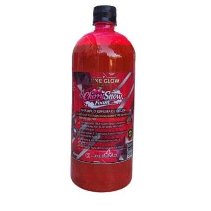 Shampoo snow foam cherry luxeglow litro